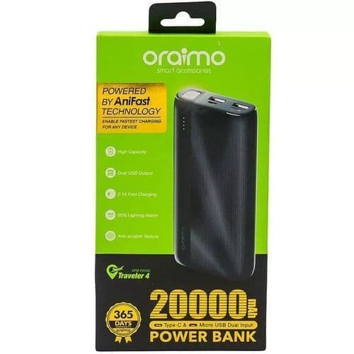 Oraimo 20,000mAh Fast Charging Powerbank product